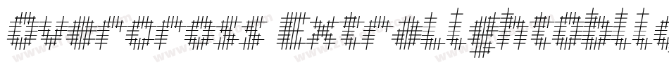 Overcross ExtraLightOblique字体转换